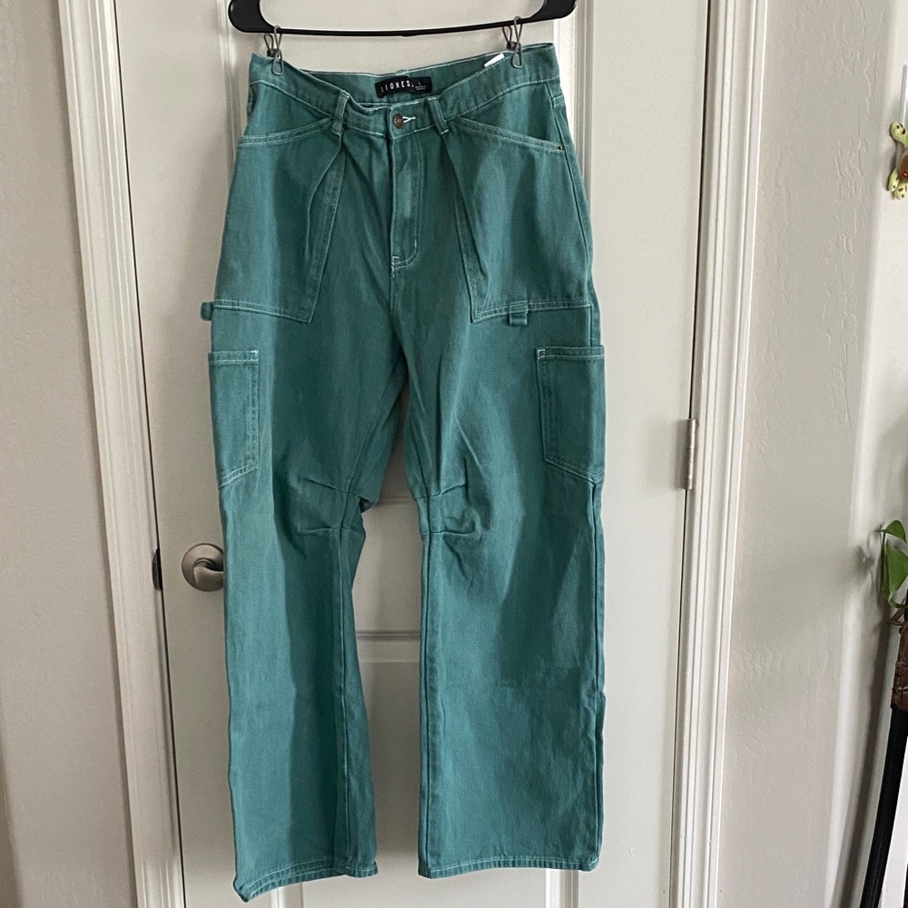 Lioness Teal Women Jeans